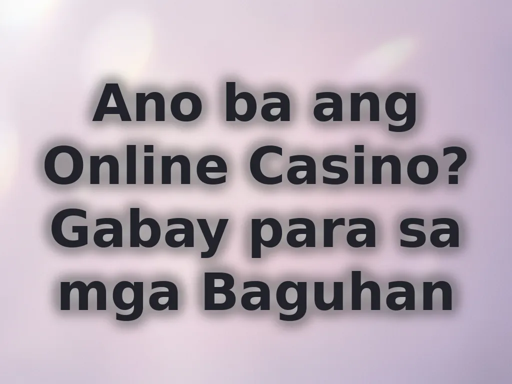 Gambling basics
